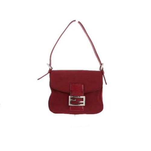 Pre-owned Stof fendi-tasker