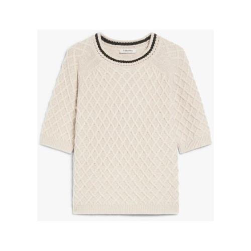 Diamantmønster Uld Cashmere Sweater