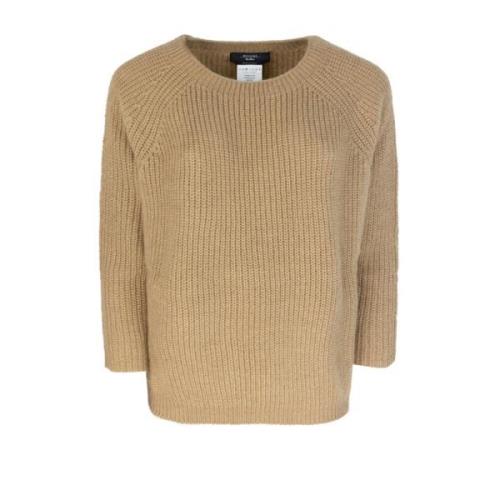 Brun Crewneck Sweater Mohair Blanding