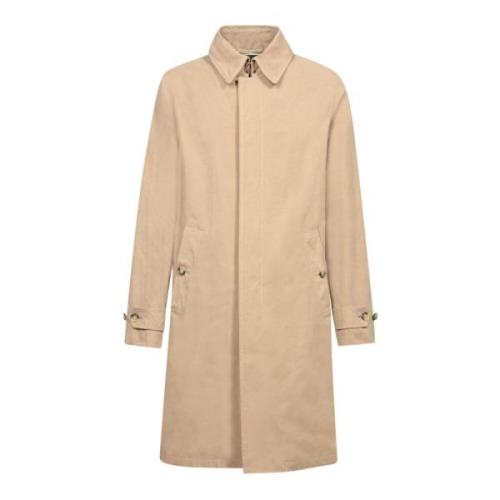 Beige Trench Coat til Mænd