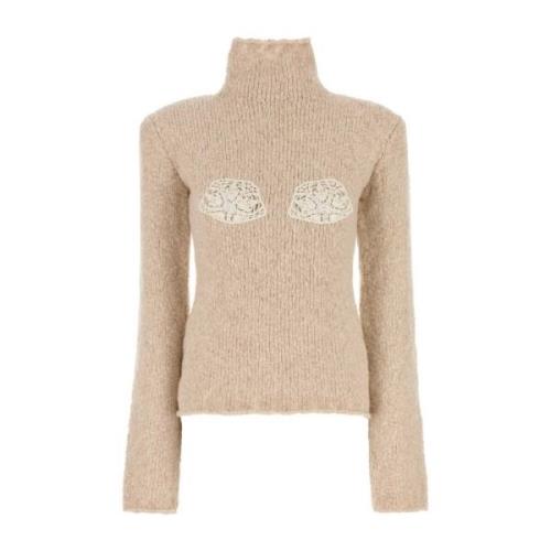 Alpaca Blend Beige Sweater