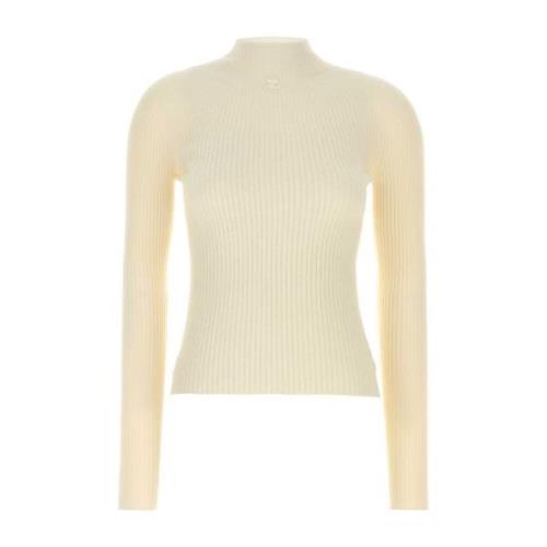 Ivory Bomuld Blend Sweater