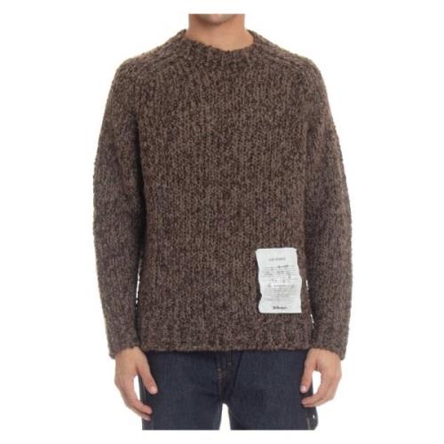 Brun Uld-Alpaka Sweater Raw Diamond