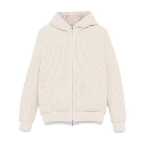 Vendbar Beige Uld Kashmir Sweater