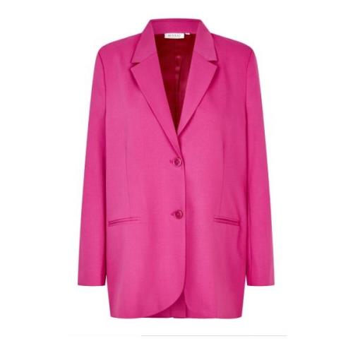 Elegant Blazer i Fuchsia Red