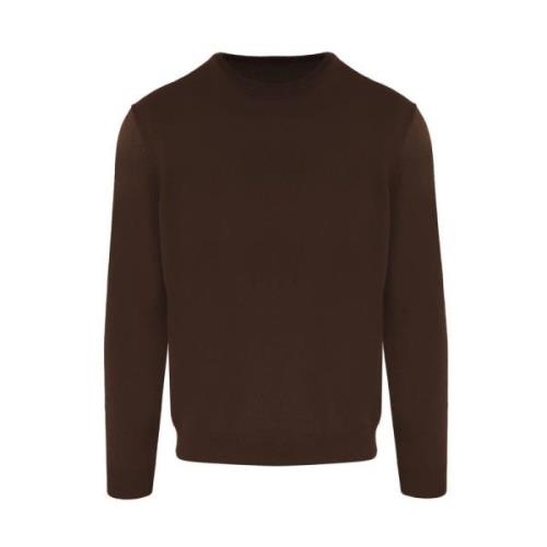 Brun Uld Kashmir Turtleneck Sweater