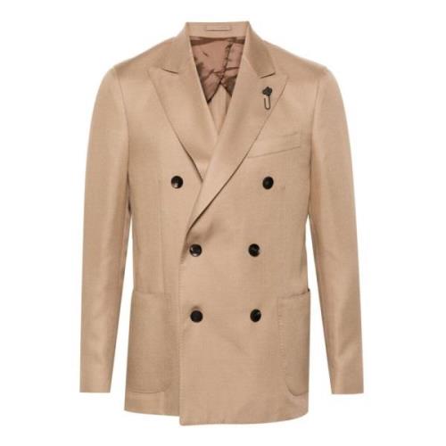 Beige Twill Weave Special Blazer