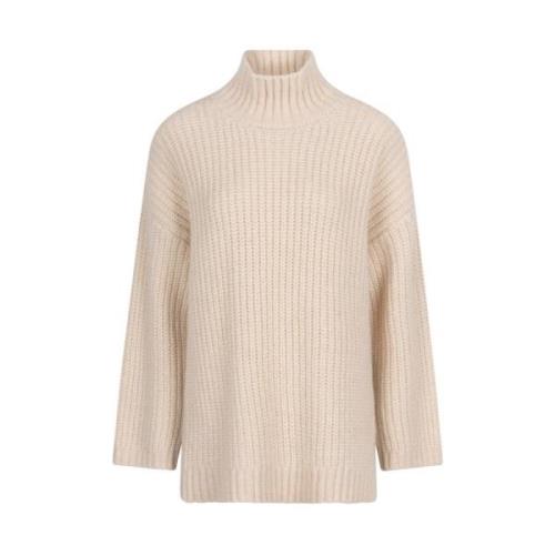 Alpaka uld sweater Rayure Vanilla Chai