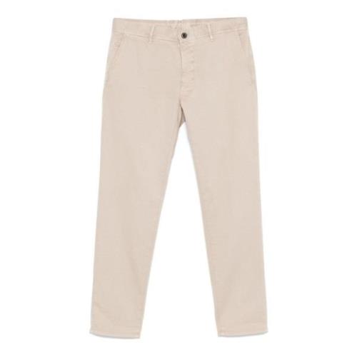 Slim Cut Beige Chino Bukser