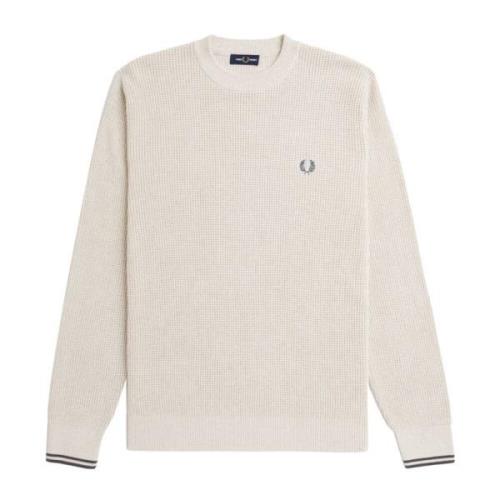 Herre Waffle Crewneck Sweater