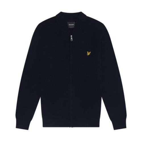 Strikvarer Lambswool Blandet Strikket Bomber