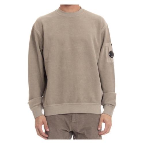 Unik Crewneck Sweater med Stilfulde Detaljer