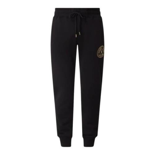 Luksuriøse Guld Vemblem Jogger Sweatpants