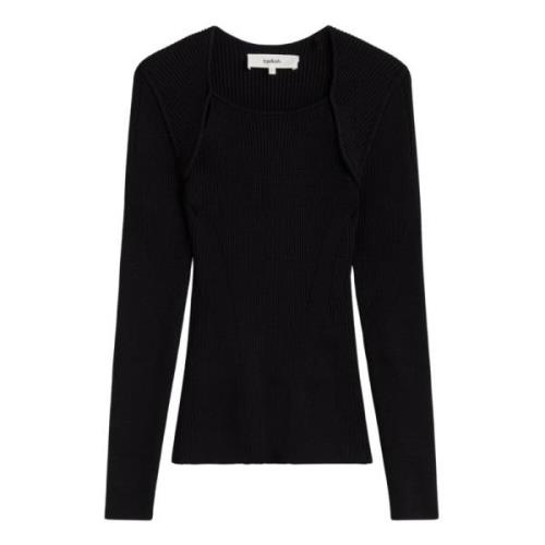 Moderne Ribstrikket Sweater