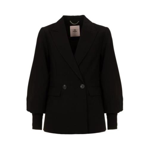 Sort Pufærme Blazer