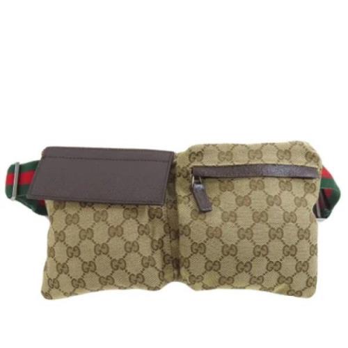 Pre-owned Canvas gucci-tasker