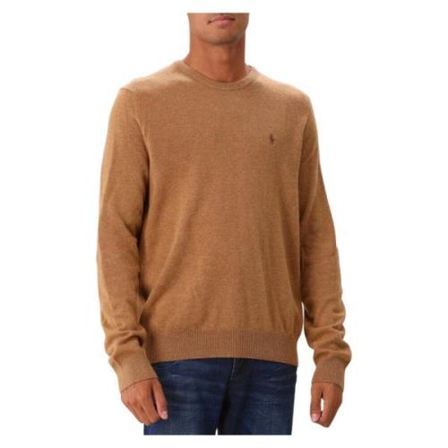 Merino RWS Strikket Langærmet Pullover Latte Brun