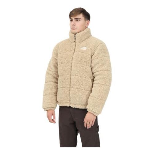 Lang Pels Bomberjakke Beige