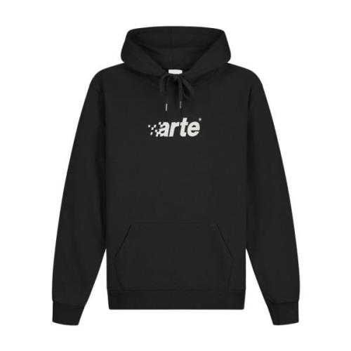 Sort hættetrøje sweater