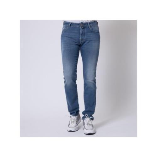 Slim Fit Faded Blue Jeans Nick