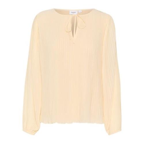 Elegant Hoomasz Bluse i Creme