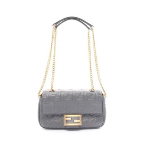 Pre-owned Stof fendi-tasker