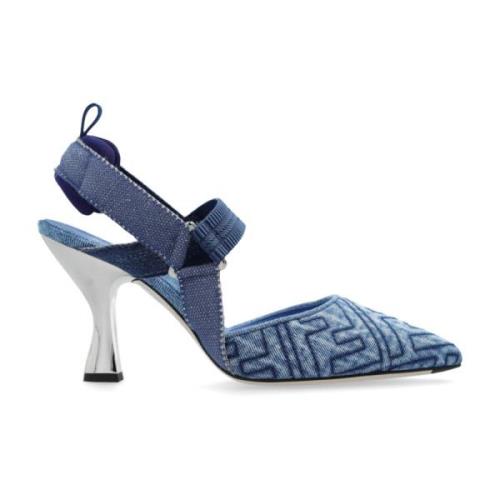 Colibri denim pumps