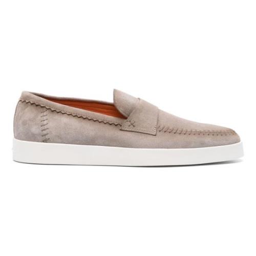 Brun Læder Loafers Casual Flats