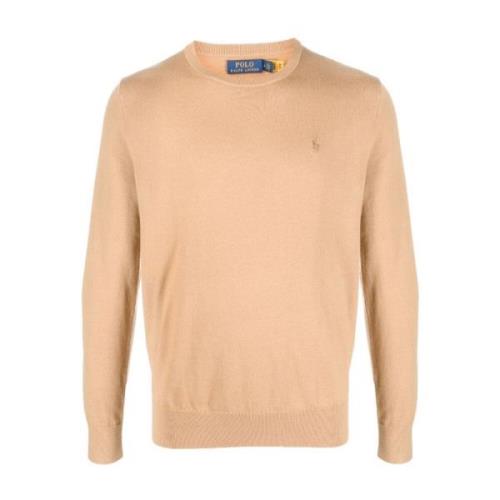 Brun Casual Sweater med Lange Ærmer