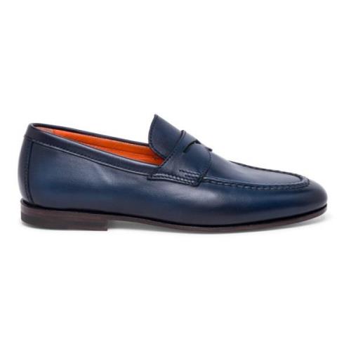 Herres læder penny loafer