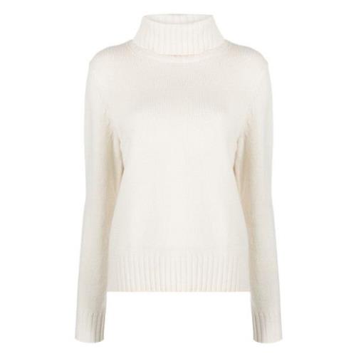 Afslappet Beige Uld Sweater