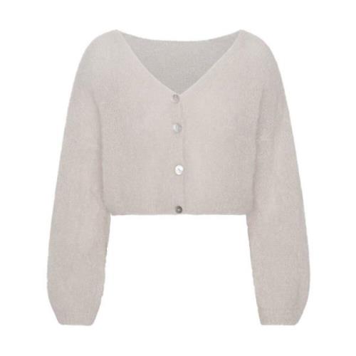 Beige Cornelia Kort Cardigan