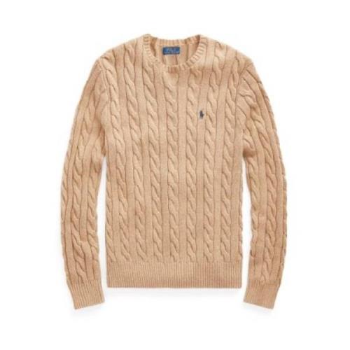 Casual Brun Bomuld Sweater