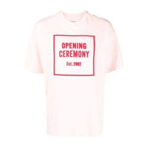 Afslappet Pink Kortærmet T-shirt