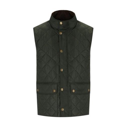 Diamantquiltet Salviegrøn Gilet