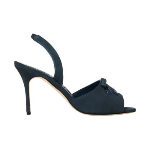 Suede Stiletto Sandaler Amelie