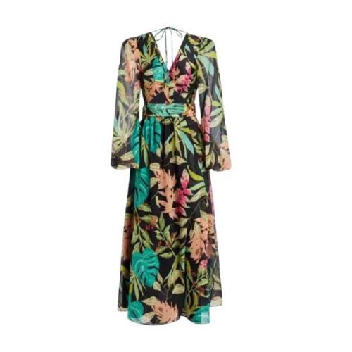 Tropicalia Maxi Kjole med Slids