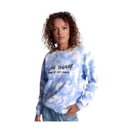 Tie-Dye Love Yourself Bomuldssweater