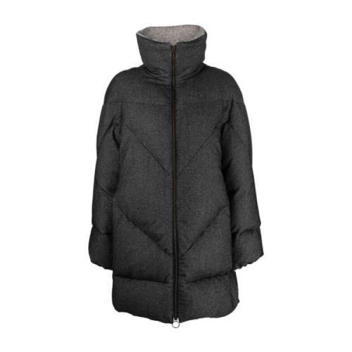 Alpaca Casual Puffer Jakke i Grå