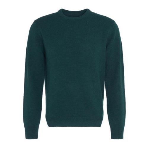 Albue Patch Crew Neck Sweater