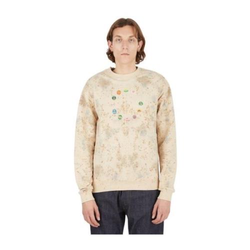 Grafisk Crewneck Sweatshirt