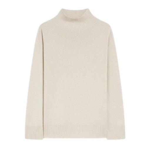 Sand Kashmir Turtleneck Sweater