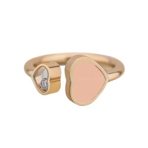 Happy Hearts Rose Gold Róse Stone Ring 829482-5612