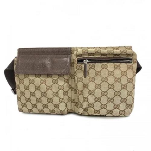 Pre-owned Canvas gucci-tasker