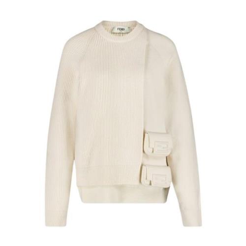 Luksus Uld Cashmere Crewneck Jumper