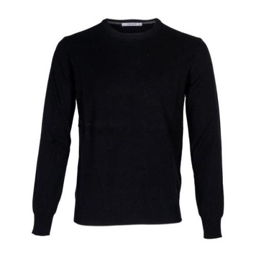 Herre rund hals sweater. Langærmet. Uld & Cashmere blanding.