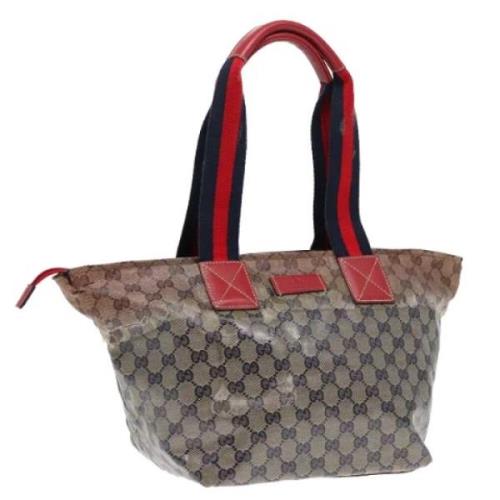 Pre-owned Coated canvas gucci-tasker