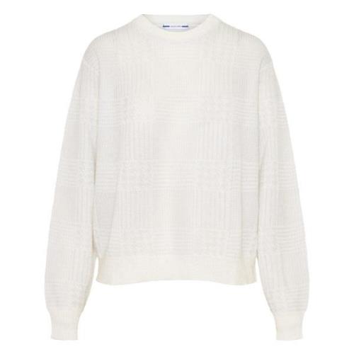 Mohair Crew-neck Strikvarer Made in Italy