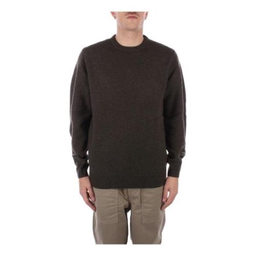 Grøn Sweater med Frontlogo