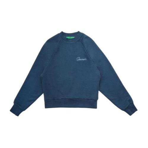 Dobbeltlags Logo Crewneck Navy